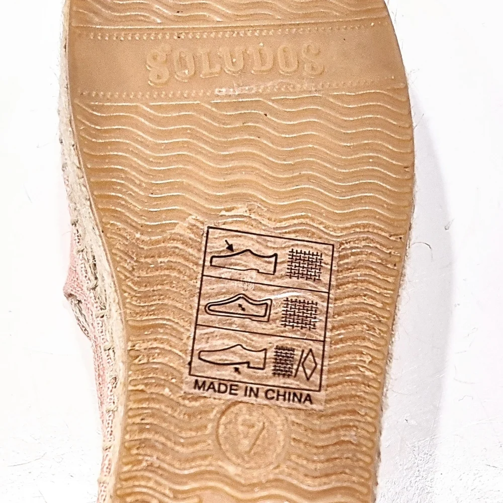 Soludos Pink 'ciao bella' Espadrilles